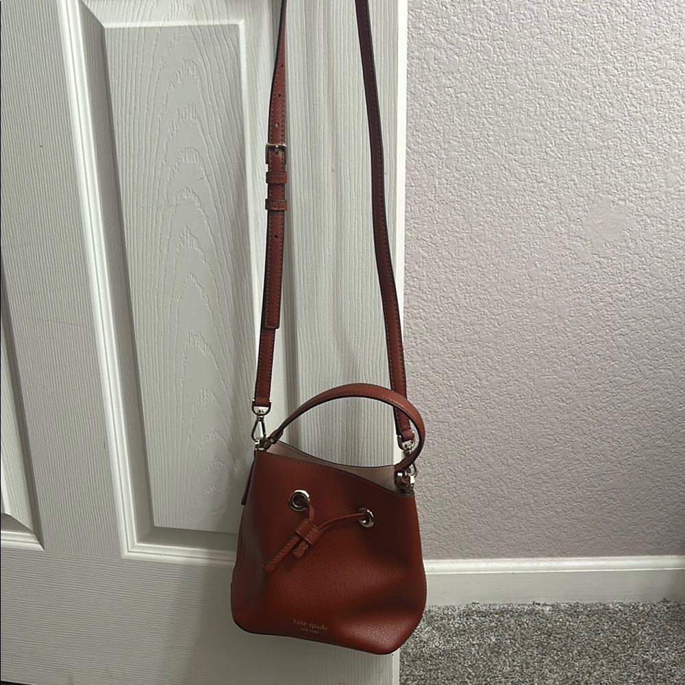 Kate Spade Brown Crossbody Bag with Adjustable Strap